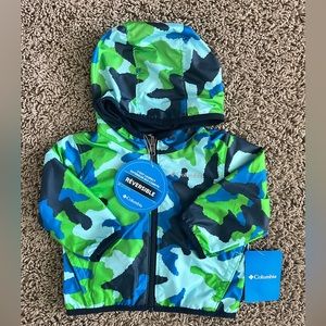 NWT! Columbia Toddler Boy’s Reversible Jacket - Size 6/12 months